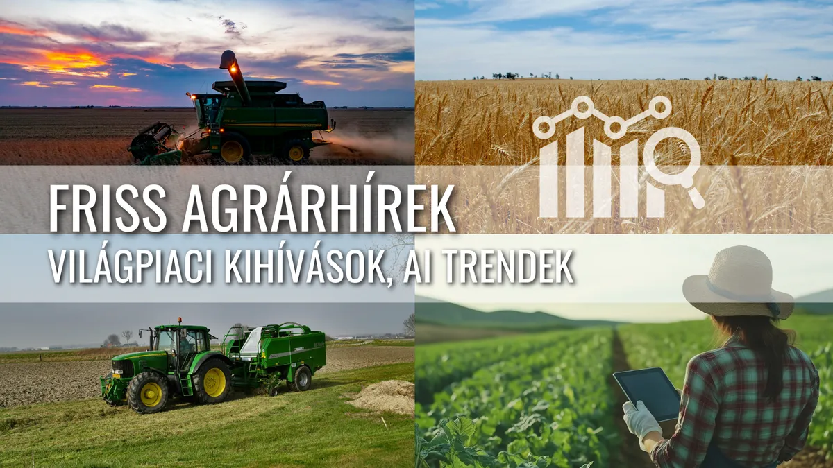 Friss Agrárhírek: Világpiaci Kihívások és AI Trendek