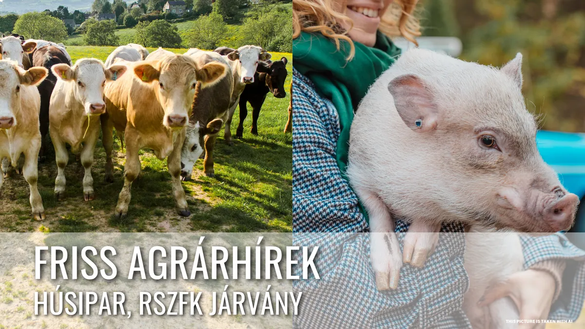Friss Agrárhírek – Húsipari Exportzuhanás és RSZKF-Járvány Vége