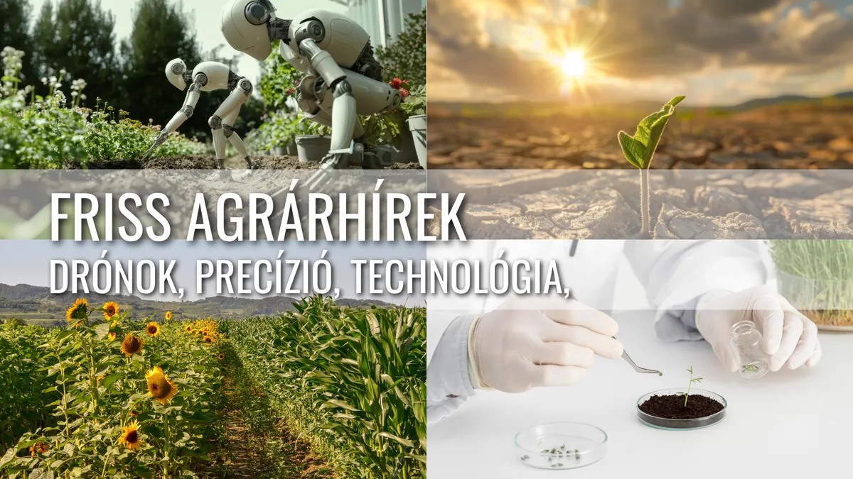 Friss Agrárhírek – Drónok, Precíziós Megoldások és Vetési Trendek